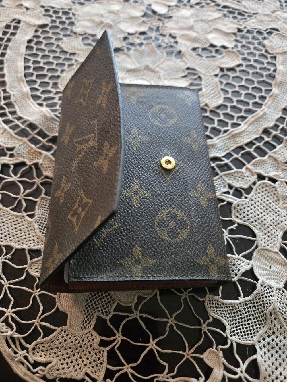 ♦️♠️ Louis Vuitton Rare Vintage Monogram Canvas Twin Playing Card Holder